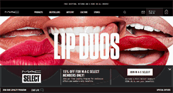 Desktop Screenshot of m.maccosmetics.com