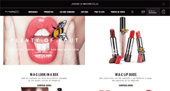 Desktop Screenshot of maccosmetics.es