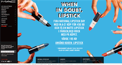Desktop Screenshot of maccosmetics.se