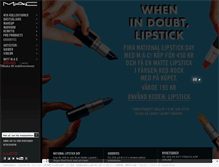 Tablet Screenshot of maccosmetics.se
