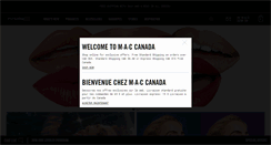 Desktop Screenshot of maccosmetics.ca